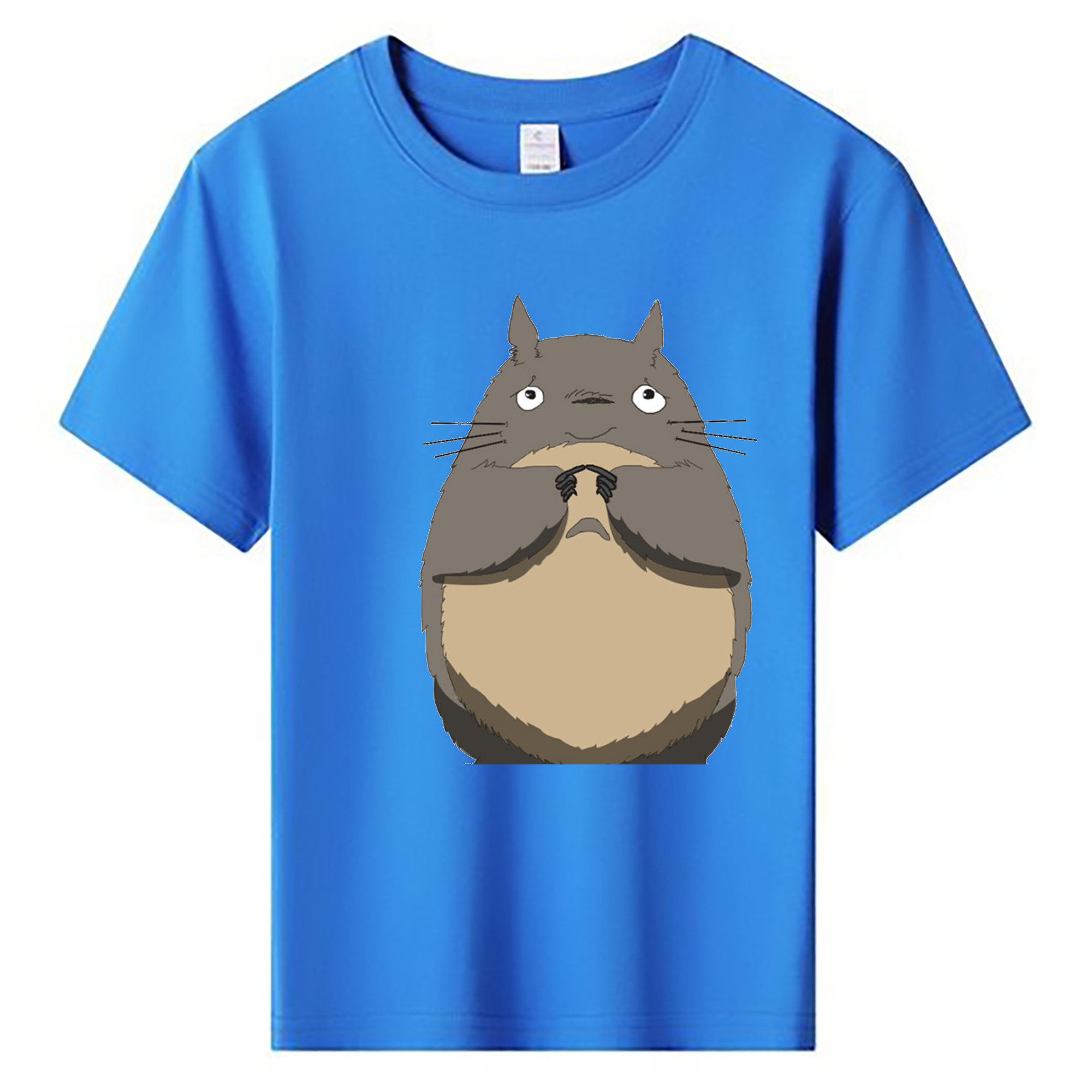 （画像用） となりのトトロ 草壁メイ 草壁サツキ My Neighbor Totoro Satsuki Kusakabe Mei Kusakabe 綿100％キッズTシャツ（フロントプリント）